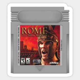 Rome Total War Game Cartridge Sticker